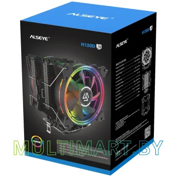 Кулер ALSEYE H120D картинка 8
